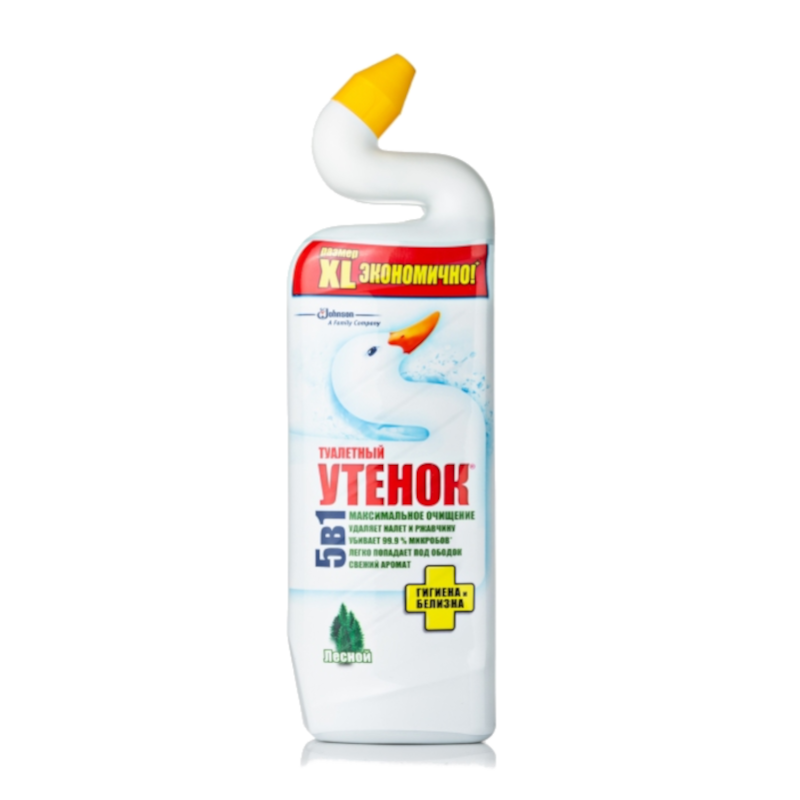 Гель для чищення унітазів ТУАЛЕТНЕ КАЧЕНЯ 5 в 1 Лісовий, 900мл